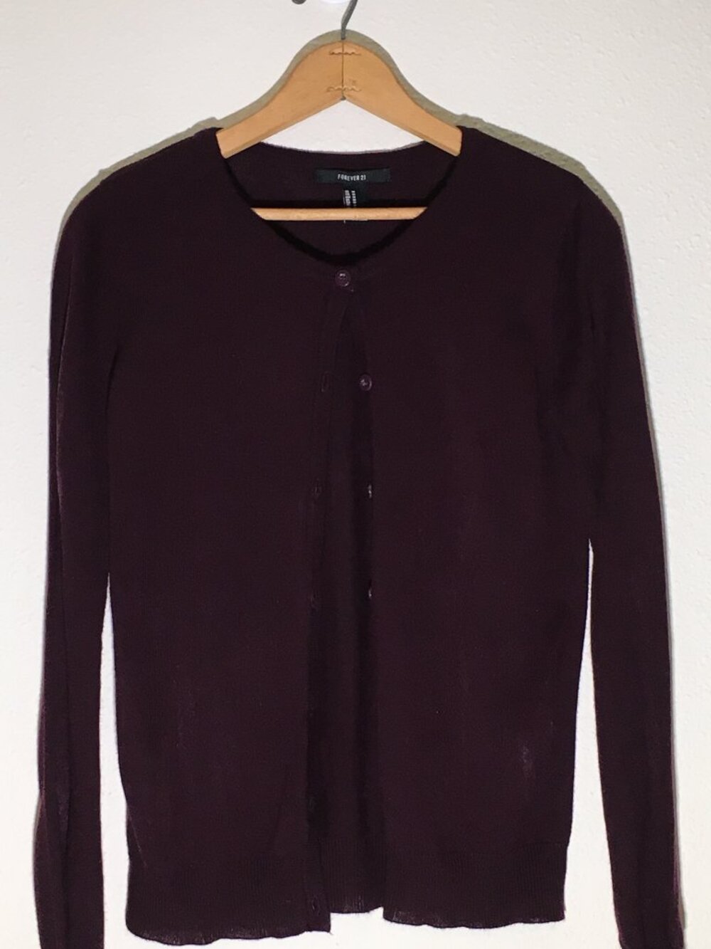 Women's Cardigan, Long Sleeve, Soft, Button Down, Size M, Office, Casual